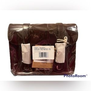 Dr Martens 7 inch vegan crossbody bag, Cherry Red